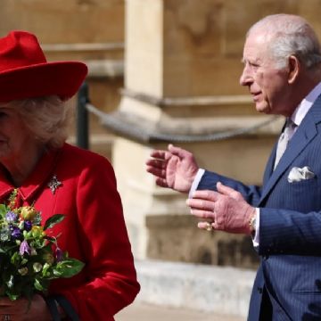 Los reyes de Inglaterra acuden a la misa de Pascua sin las hijas del expríncipe Andrés