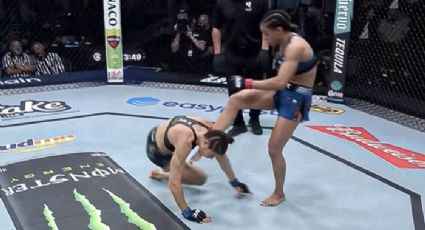 Peleadora de UFC propina brutal patada a su rival cuando estaba en la lona y se desata polémica sobre si era o no legal