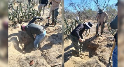 Colectivos de búsqueda hallan cinco fosas clandestinas en un predio en La Paz