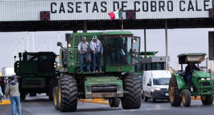 Gobierno de Sheinbaum afirma que se mantienen cinco bloqueos de agricultores y transportistas