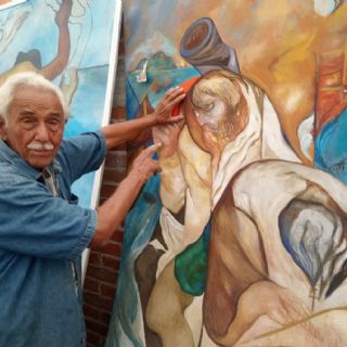 Fallece a los 99 años Melchor Peredo García, el último muralista mexicano