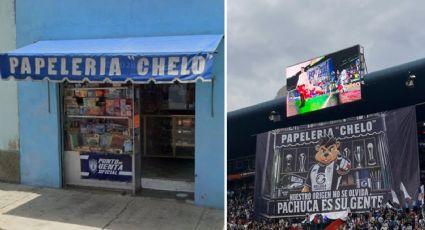 ¡Orgullo tuzo! El Pachuca presume tifo de una papelería local que vende boletos de sus partidos tras burlas de fans del Toluca de "equipo de pueblo"