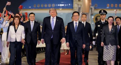 Trump llega a China para su visita de Estado; lo acompañan Marco Rubio y empresarios de EU