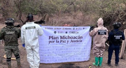 Marina desmantela un laboratorio de drogas sintéticas en el municipio de Los Reyes, Michoacán