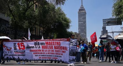 CNTE regresa a las calles: marchan por el Día del Maestro con las mismas exigencias de hace un año