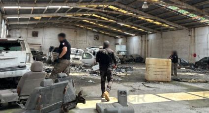 Agentes federales incautan 15 camionetas blindadas durante cateo en Reynosa