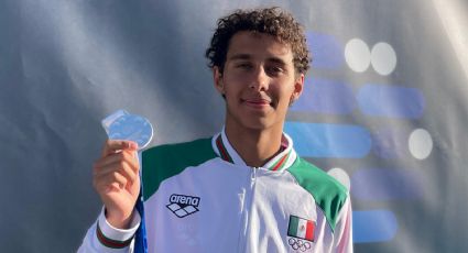 ¡Histórica plata! Paulo Strehlke es el primer mexicano que sube al podio en una Copa del Mundo de Aguas Abiertas