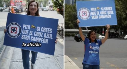 Xóchitl Gálvez sale a las calles de CDMX para manifestar su apoyo a Cruz Azul en la Final contra Pumas: “Queremos la diez”