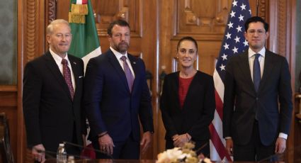 Sheinbaum recibe al secretario de Seguridad Nacional de EU en medio de tensión por el caso Rocha Moya