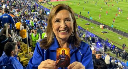 Xóchitl Gálvez presume su asistencia a la Ida de la Final y muestra una imagen del DT del Cruz Azul: “San Huiqui, en ti confiamos”