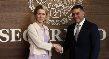Harfuch y representante de la UE abordan temas de seguridad y acciones contra el crimen organizado previo a la cumbre bilateral