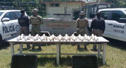 Aseguran más de 45 artefactos explosivos y equipo táctico en Villahermosa, Tabasco
