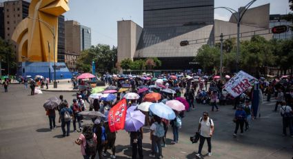 Plantón de la CNTE: realizan bloqueo total en Reforma y Bucareli en la CDMX