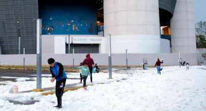 Cae granizada en Puebla: fuertes precipitaciones dejan una capa de hielo y afectaciones en inmuebles