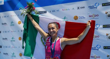 ¡Oro para México! Kenia Lechuga conquista el título en la Copa del Mundo de remo en Sevilla