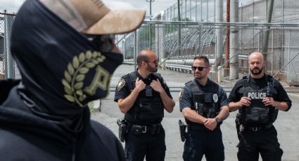 Manifestantes a favor y en contra del ICE se enfrentan cerca de centro de detención en Nueva Jersey