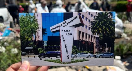 "La impunidad no se olvida": instalan antimonumento en la CDMX por periodistas asesinados y desaparecidos