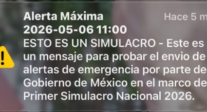 Cambia parcialmente el mensaje de sismo en celulares de alerta presidencial a “alerta máxima”