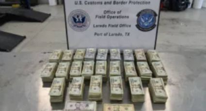 Autoridades aduanales de EU detienen a mexicana con dólares equivalentes a 4 mdp en Laredo