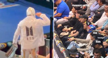 Integrantes de la banda BTS asisten a la función de lucha libre en la Arena México y apoyan a Místico