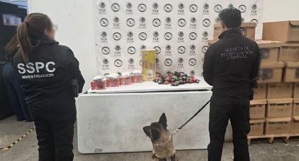 Decomisan dos kilos de metanfetamina ocultos en cajas de dulces en Michoacán
