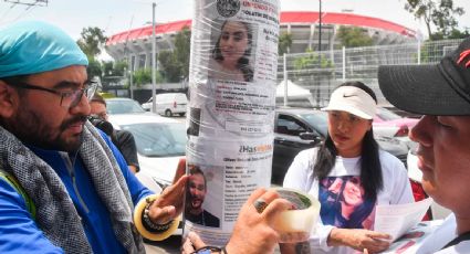 "Solicitamos respeto": Colectivos acusan al gobierno de CDMX de retirar fichas de desaparecidos en el Estadio Banorte