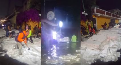 Cae tormenta en Cuajimalpa: intensa lluvia y granizo dejan inundaciones, afectaciones viales y personas varadas