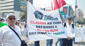 Jubilados de CFE, Pemex, Banobras y Luz y Fuerza se bajan de las marchas durante el Mundial