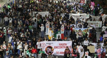 “Queremos que, así como protegen el Mundial, hagan lo mismo con el país”, exigen madres buscadoras en marcha hacia el Estadio Azteca