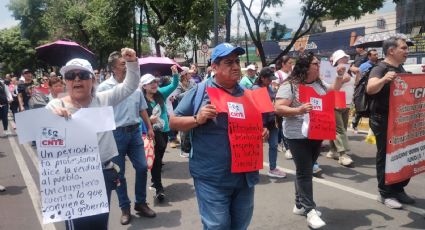 CNTE se moviliza al sur de la CDMX previo al segundo partido del Mundial en el Estadio Azteca