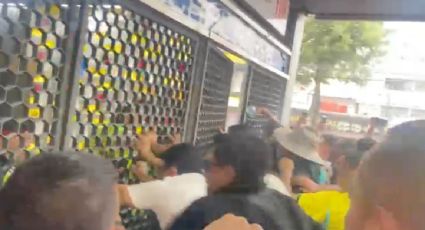Maestros de la CNTE dan "portazo" en la estación General Anaya tras colapsar Tlalpan por más de cinco horas
