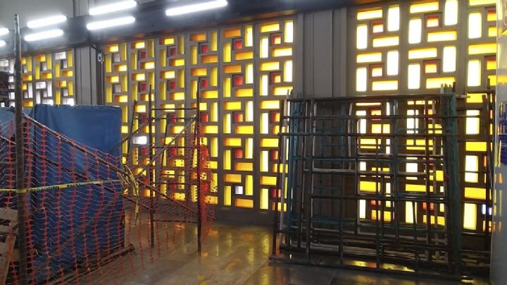 Obras artísticas del Metro, entre abandono, olvido y descuido por los trabajos de remodelación