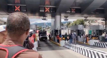 Paro nacional de la CNTE: maestros toman la caseta Tlalpan-Cuernavaca y permiten el paso libre