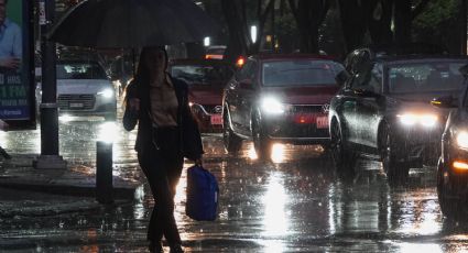 Alertan por intensas lluvias esta tarde en toda la CDMX; se espera la caída de granizo