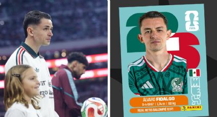 Panini tendrá actualización de estampas para el álbum del Mundial; Álvaro Fidalgo, jugador de la Selección Mexicana, está incluido