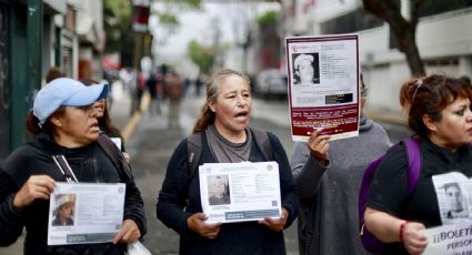 Colectivos de madres buscadoras organizan ‘cascarita’ para protestar previo al México-Serbia a las afueras del estadio Nemesio Diez de Toluca