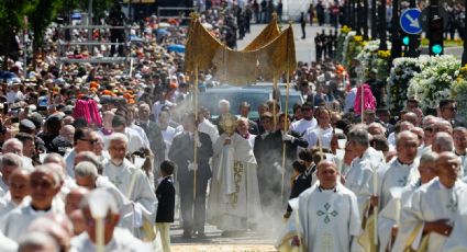León XIV en España: cerca de 1.5 millones de personas asisten a misa y procesión de Corpus Christi en Madrid